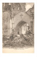 CPA : 62 - Aix Noulette - Intérieur De L'Eglise - Le Christ Seul Reste Intact - War 1914-18