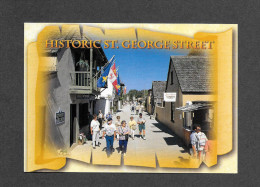 ST AUGUSTINE - FLORIDA - FLORIDE - HISTORIC ST GEORGE STREET - PHOTO BUDDY MOFFET - St Augustine