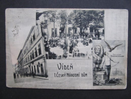 AK WIEN XV.Collage Tschechisches Nationalhaus Turnergasse  1916  // U6213 - Wien Mitte