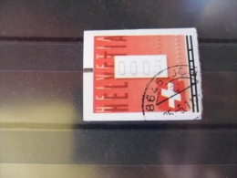 SUISSE TIMBRE OBLITERE YVERT N° ............ - Automatenmarken