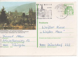 Nr.  2717 , Ganzsache  Deutsche Bundespost , Amorbach - Cartes Postales Illustrées - Oblitérées