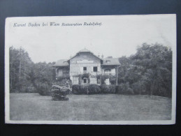 AK BADEN B. Wien Rudolfshof 1934 / U6453 - Baden Bei Wien