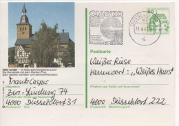 Nr.  2711 , Ganzsache  Deutsche Bundespost , Lindlar - Cartoline Illustrate - Usati