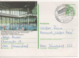 Nr. 2601 , Ganzsache  Deutsche Bundespost , Beuren - Geïllustreerde Postkaarten - Gebruikt