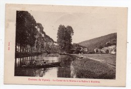 Cpa 52 - Environs De Vignory - Le Canal De La Marne à La Saône à Buxières - Vignory