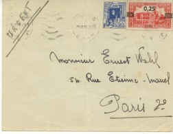 N°148+137 Sur Lettre De Oran  Du 19-6-39 Pour Paris - Cartas & Documentos