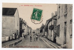 Cpa 10 - Essoyes (Aube) - Rue Gambetta - Essoyes