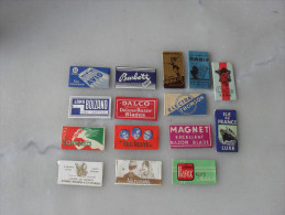 Lot De 15 Lames Rasoir Differentes - Razor Blades