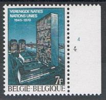 Belgie OCB 1549 (**) Met Plaatnummer 4. - 1961-1970