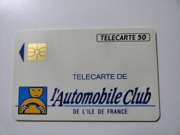AUTOMOBILE CLUB D ILE DE FRANCE USED CARD - Privat