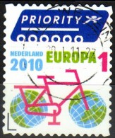 2010 Olanda - Posta Prioritaria Bicicletta - Oblitérés