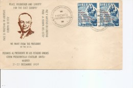 Roumanie -Locales Des Exilés -Eisenhower ( FD C De 1959 à Voir) - Local Post Stamps