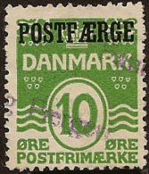 DENMARK 1919 10o Parcel Post SG P209 U #HI121 - Colis Postaux