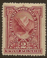 NZ 1898 2d Pembroke Peak SG 248 HM #IY33 - Neufs