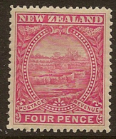 NZ 1898 4d White Terrace SG 252 HM #IY41 - Neufs