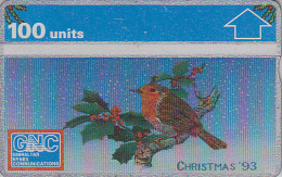 Télécarte NEUVE GIBRALTAR / L&G - ROUGE GORGE & NOEL - ROBIN  BIRD & CHRISTMAS MINT Phonecard - VOGEL TK - 3686 - Gibilterra