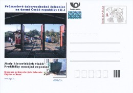 Czech Rep. / Postal Stat. (Pre2012/29) Industrial Narrow Gauge Railways (II.) Industrial Railway Museum (3) - Postcards