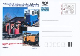 Czech Rep. / Postal Stat. (Pre2012/94) Industrial Narrow Gauge Railways (II.) (3 Pieces) Industrial Railway Museum - Postcards