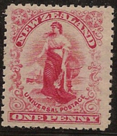 NZ 1901 1d Universal Cowan SG 295 HM #GP65 - Unused Stamps