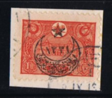 1916  10 Piastres  MiNr 377  Used - Gebruikt