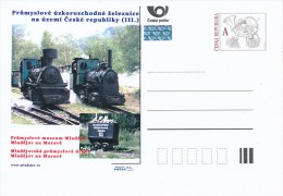 Czech Rep. / Postal Stat. (Pre2012/35) Industrial Narrow Gauge Railways (III.) Mladejov Industrial Way (2) - Postkaarten