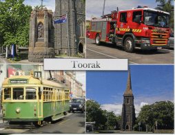 Australia - Victoria - Toorak - War Memorial - Church - Tramway - Fire Truck - Melbourne