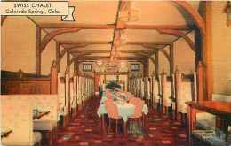 228295-Colorado, Colorado Springs, Swiss Chalet Restaurant, Interior, Linen Postcard, Gifford Gillaspy No 2827 - Colorado Springs