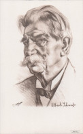 CPM Albert SCHWEITZER Prix Nobel Gravure De Pierre STURM Artiste Alsacien 4 - Prix Nobel