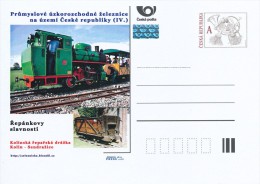 Czech Rep. / Postal Stat. (Pre2012/42) Industrial Narrow Gauge Railways (IV.) Sugar Beet Railroad Kolin (3) - Cartes Postales