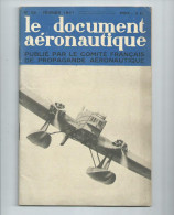 Le Document Aéronautique Publié Par Le Comité De Propagande Aéronautique No 59 Fevrier 1931 - Aviazione
