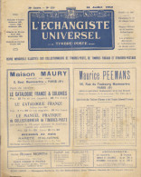 L'ECHANGISTE UNIVERSEL N° 529 Du 15  Juillet 1942.  Philatélie. - Francés (desde 1941)