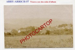 ARRY-ARRICH-Carte Photo Allemande-Guerre14-18-1WK -Frankreich-France-57- - Ars Sur Moselle