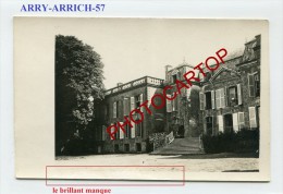 ARRY-ARRICH-Chateau-Carte Photo Allemande-Guerre14-18-1WK-Frankreich-France-57- - Ars Sur Moselle