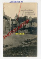 ALEMONT-Bunker-Carte Photo Allemande-Guerre14-18-1WK -Frankreich-France-57- - Metz Campagne