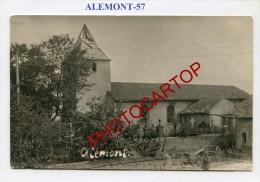 ALEMONT-Carte Photo Allemande-Guerre14-18-1WK-Frankreich-France-57- - Metz Campagne