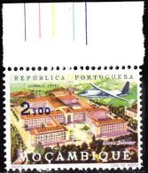 MOÇAMBIQUE -CORREIO AÉREO- 1963,  Avião Sobrevoando Empreendimentos Locais.   2$00  ** MNH   :MUNDIFIL Nº 25 - Mozambique