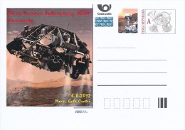 Czech Rep. / Postal Stat. (Pre2012/46) Mars Science Laboratory (MSL) Curiosity (3) 6.8.2012 Mars, Powered Descent - Postkaarten