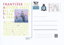 Czech Rep. / Postal Stat. (Pre2012/48) General Frantisek Fajtl (1912-2006) Commander 313th Squadron RAF, 100th Birth Ann - Cartes Postales