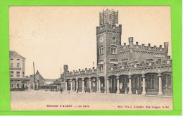 Souvenir D'Alost.- La Gare  Vve J. Cornélis Rue Longue De Sel, 100 Jaar Oude Kaart - Aalst