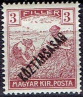 HUNGARY # STAMPS FROM YEAR 1918 STANLEY GIBBONS 283 - Neufs