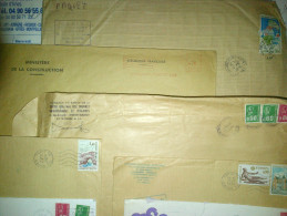 Lot De 7 Enveloppes Affranchies - Année 1975 - Lettres & Documents