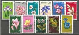 ANDORRE. Les Fleurs De La Principauté.   11 T-p Neufs **. - Colecciones