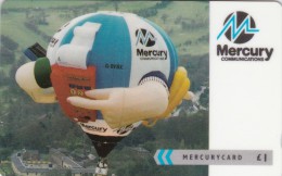 Mercury, MER578, Balloons '94, Unused, 2 Scans - [ 4] Mercury Communications & Paytelco