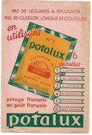 Buvard Potalux - Potages & Sauces