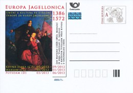 Czech Rep. / Postal Stat. (Pre2012/53) EUROPA JEGELLONICA (1) Jan Matejko "King Wladyslaw II Jagiello, Prince Vytautas" - Postcards