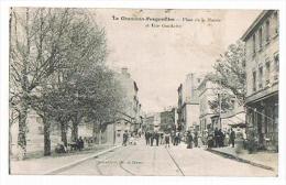 Le Chambon-Fougerolles - Place De La Mairie Et Rue Gambetta. - Le Chambon Feugerolles
