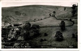 GWENT - SKENFRITH - THE CHURCH AND CASTLE - AERIAL RP Gw46 - Monmouthshire