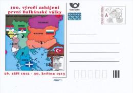 Czech Rep. / Postal Stat. (Pre2012/55) 100th Anniversary Of The First Balkan War (1912) - Postcards