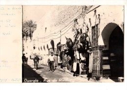 ALGERIE---OUARGLA---rue De Rivoli--carte Double---voir 2 Scans - Ouargla