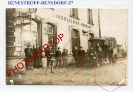 BENESTROFF-BENSDORF-Kaiserliches POSTAMT-Facteurs-Lettre-Feldpost-Camion-Carte Photo Allemande-Guerre14-18-1WK-France-57 - Albestroff